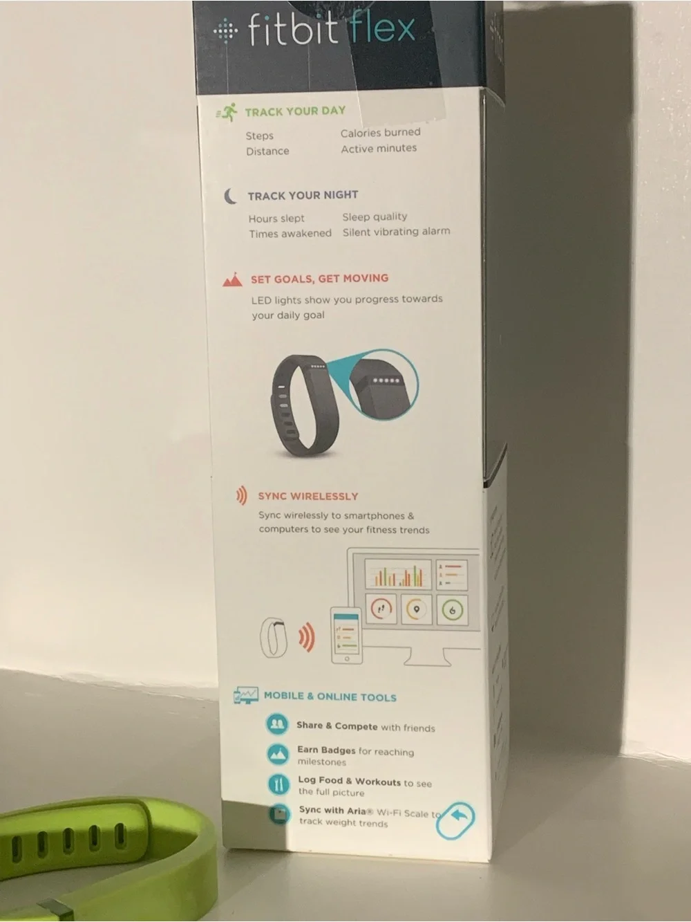 fitbit Flex Wireless Wristband - Lime Green Replacement Band